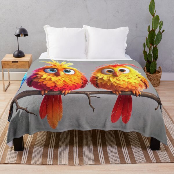 Item preview, Cute Colorful Parrot on Branch designed and sold by BetweenForms.