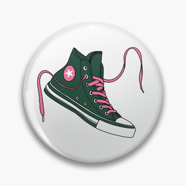 Item preview, Forest & bubblegum high tops designed and sold by MickeyEdwards.