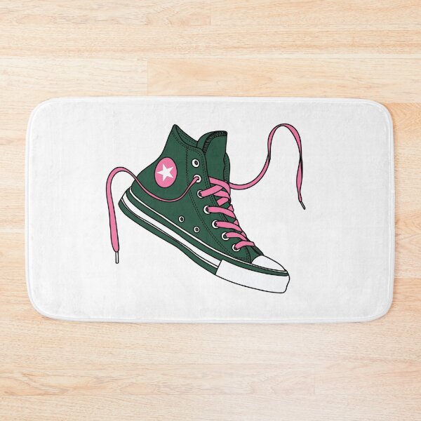 Item preview, Forest & bubblegum high tops designed and sold by MickeyEdwards.