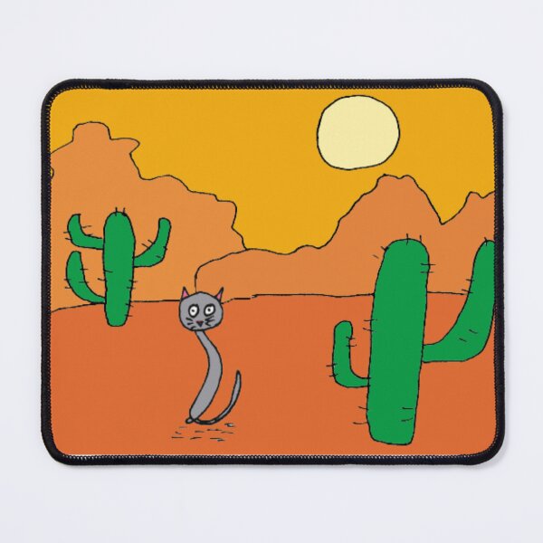 Item preview, Traveling Solo Cat | Humor Travel Desert Webcomic | El Boxa designed and sold by ElBoxa.