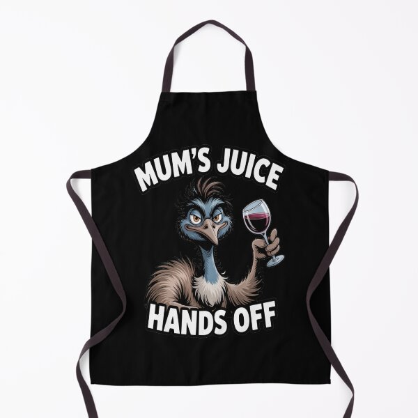 Item preview, Mum’s Juice Hands Off Emu – Funny Wine Mum Cartoon Design designed and sold by stickercuffs.
