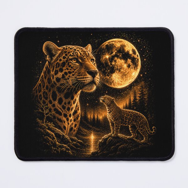 Item preview, Leopard Howling To The Moon Vintage 90s Graphic designed and sold by will freed18.