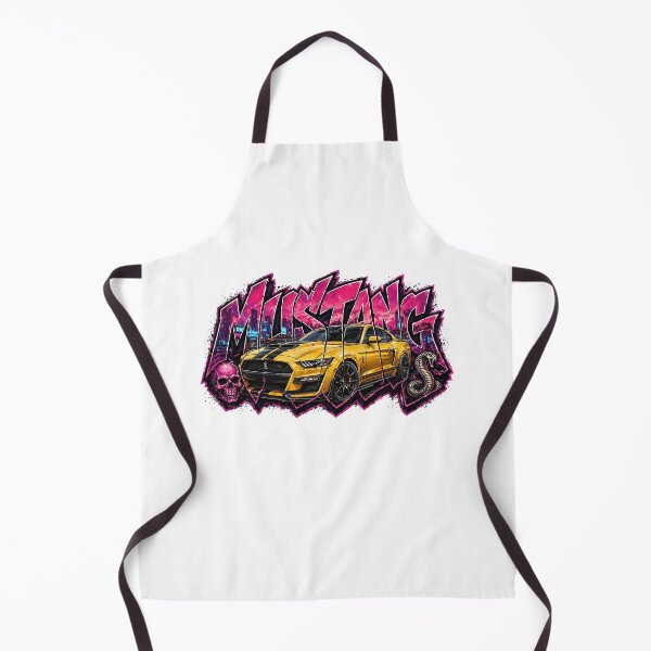 Item preview, Mustang Shelby GT500 Street Art - Yellow Muscle Car Graffiti Design designed and sold by SasquatchTrail.