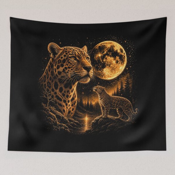 Item preview, Leopard Howling To The Moon Vintage 90s Graphic designed and sold by will freed18.