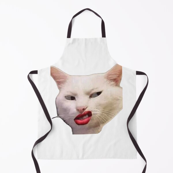 Item preview, Cat With Attitude Red Lips Pet Meme Grunge Illustration designed and sold by Mustangana.