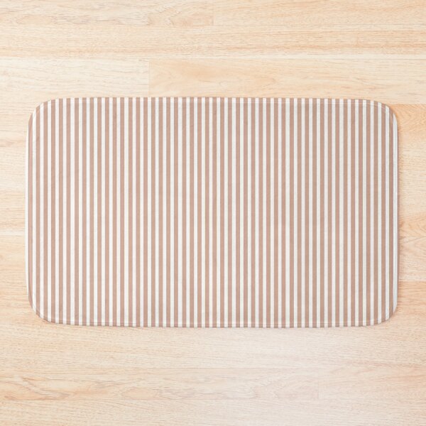 Item preview, Terracotta and White Stripes | Minimalist Dusty Rose Vertical Stripe | Warm Neutral French Striped Pattern | Aesthetic Cottagecore Peach Stripes | Boho Farmhouse Striped Pattern designed and sold by VivaFy.