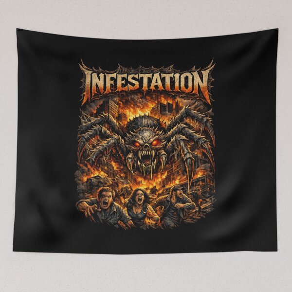 Item preview, Infestation - Infernal Spider Apocalypse designed and sold by SidTastic .