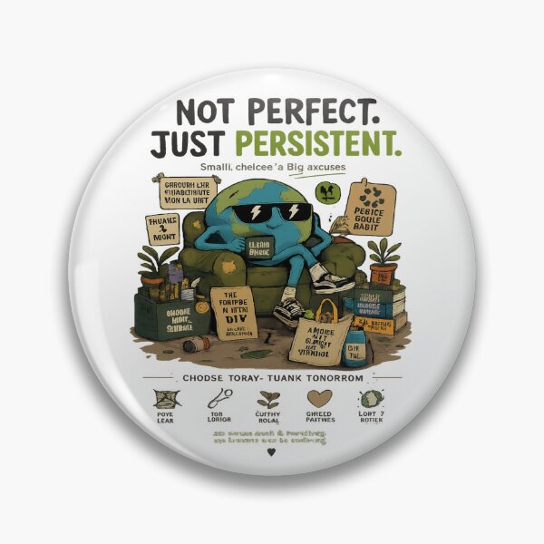 Item preview, Not Perfect Just Persistent Planet designed and sold by Wolf Creator.
