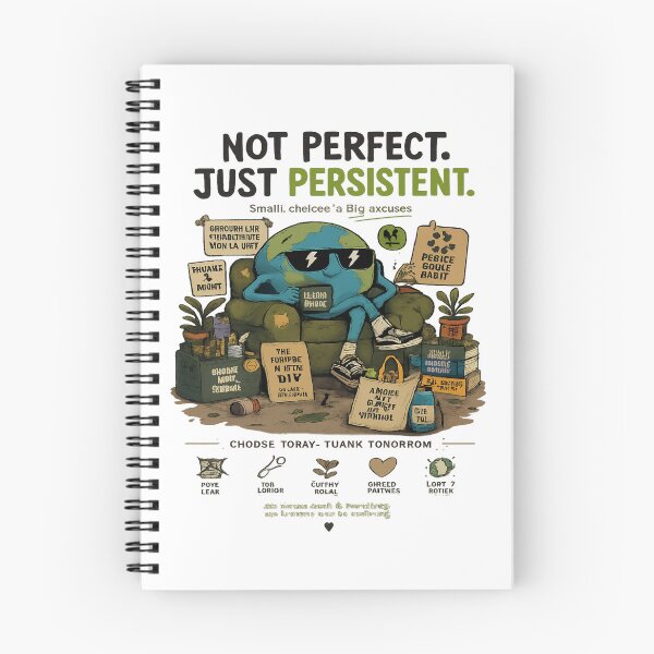 Item preview, Not Perfect Just Persistent Planet designed and sold by Wolf Creator.