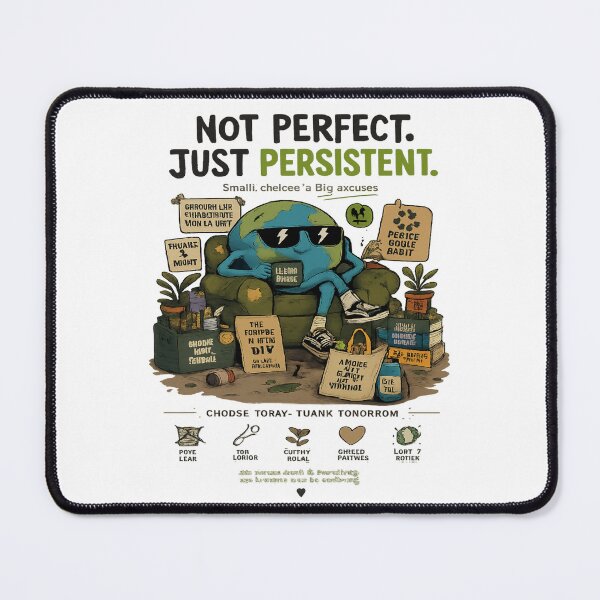Item preview, Not Perfect Just Persistent Planet designed and sold by Wolf Creator.