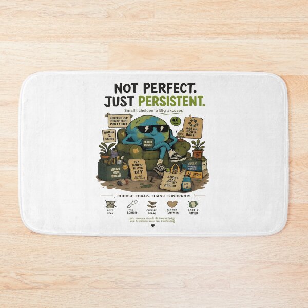 Item preview, Not Perfect Just Persistent Planet designed and sold by Wolf Creator.