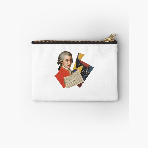 Item preview, Mozart – Collage Portrait Art Print | Classical Music Contemporary Pop Art Poster designed and sold by OzzFrequency.