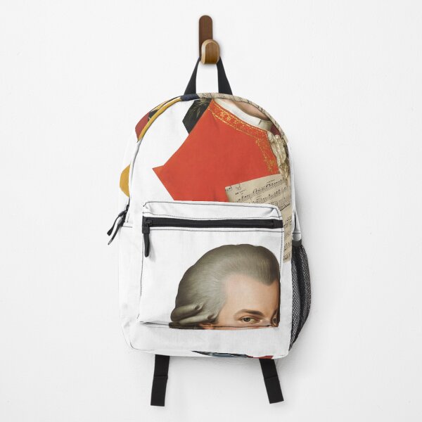 Item preview, Mozart – Collage Portrait Art Print | Classical Music Contemporary Pop Art Poster designed and sold by OzzFrequency.