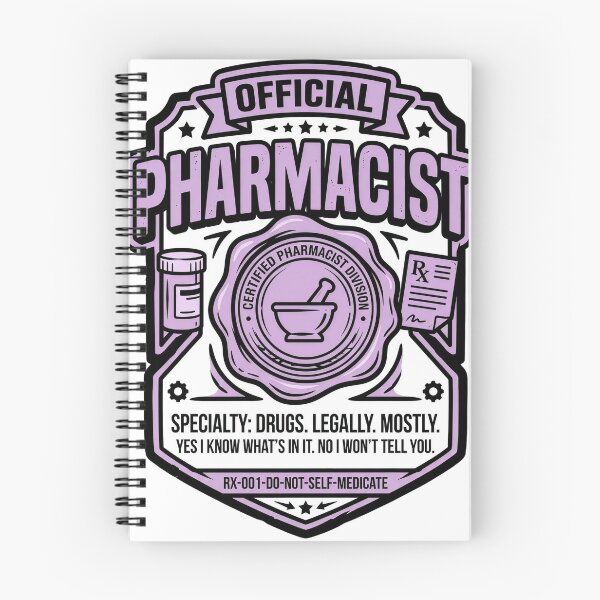 Item preview, Official Pharmacist Badge Drugs Legally Mostly Funny Pharmacist Gift designed and sold by StillWildink.