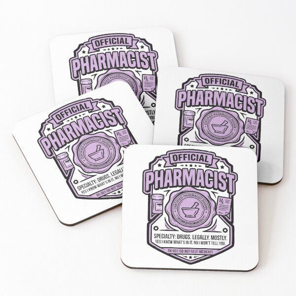 Item preview, Official Pharmacist Badge Drugs Legally Mostly Funny Pharmacist Gift designed and sold by StillWildink.