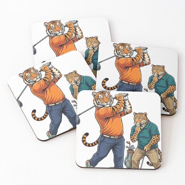 Item preview, Golfing Tiger designed and sold by PP&RAINBOW SHOP.