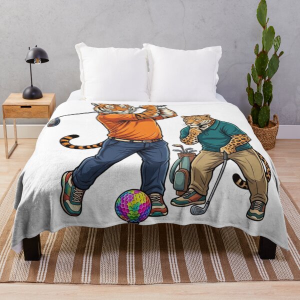 Item preview, Golfing Tiger designed and sold by PP&RAINBOW SHOP.