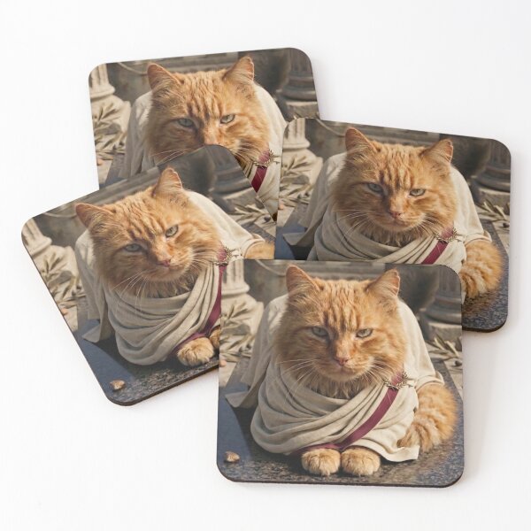Item preview, ​Stoic Cat Rusty: Wisdom in Difficult Times designed and sold by NadinGerasi.