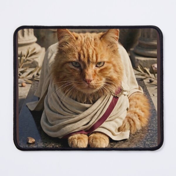 Item preview, ​Stoic Cat Rusty: Wisdom in Difficult Times designed and sold by NadinGerasi.
