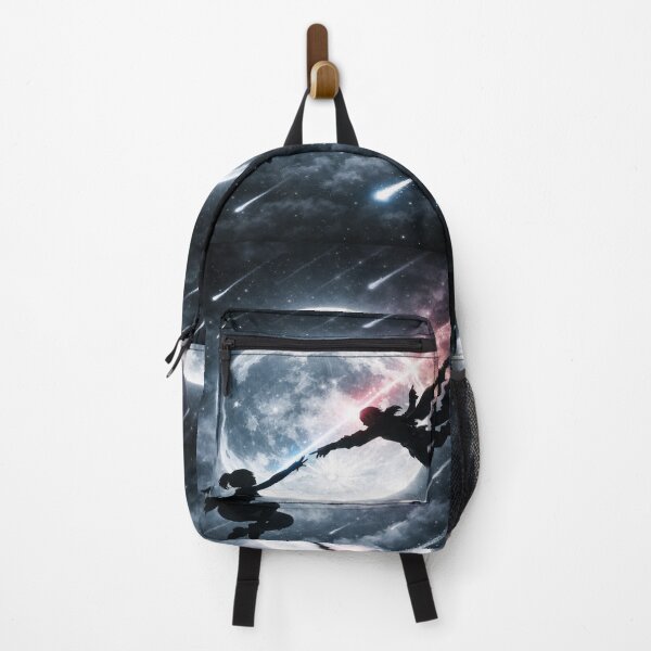 Item preview, Cosmic Connection: Lovers' Silhouette Under Full Moon & Shooting Stars designed and sold by ZINO WORLD.