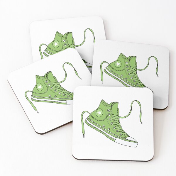 Item preview, Grass green high tops designed and sold by MickeyEdwards.