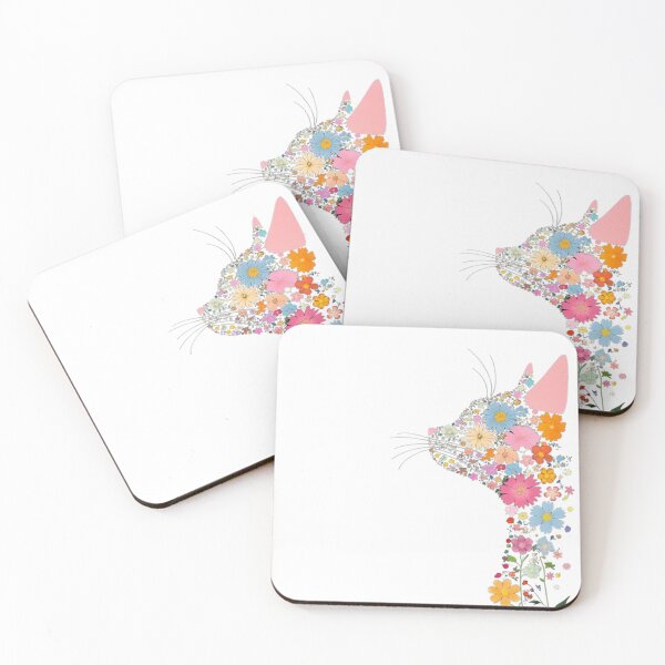 Item preview, Spring Garden Cat Profile Art designed and sold by Pani Kara.
