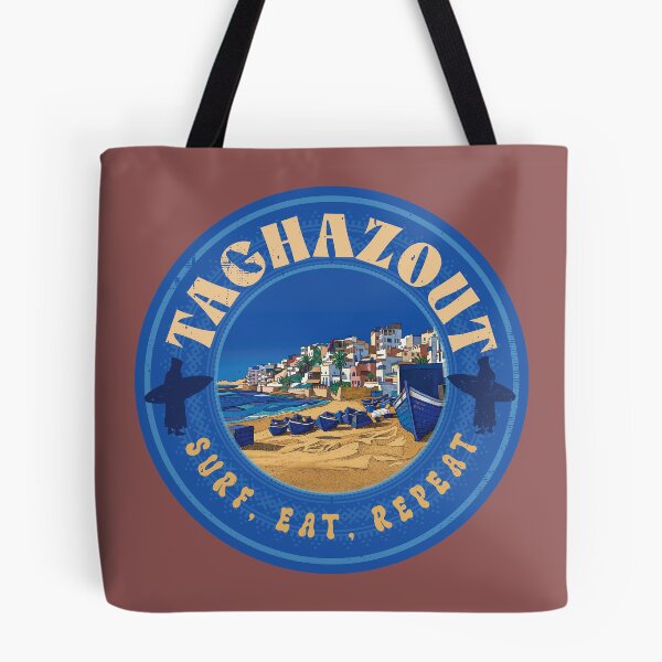 Item preview, TAGHAZOUT Surf Trip Morocco Sticker designed and sold by charafArtcorner.