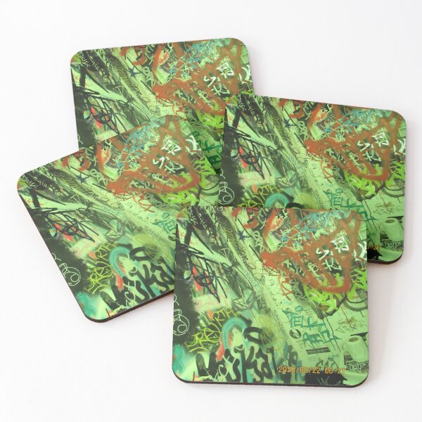 Item preview, Dive Bar Grimy Green Bathroom designed and sold by DoodleMoreStuff.