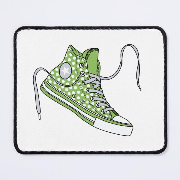 Item preview, Green dots high tops designed and sold by MickeyEdwards.