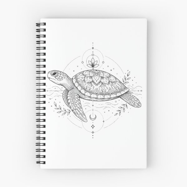 Item preview, Slow Living Turtle Mandala Art designed and sold by suryabumblee.