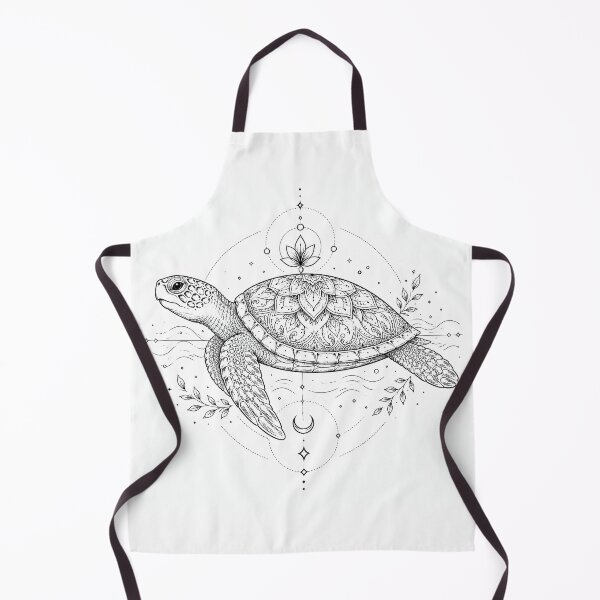 Item preview, Slow Living Turtle Mandala Art designed and sold by suryabumblee.