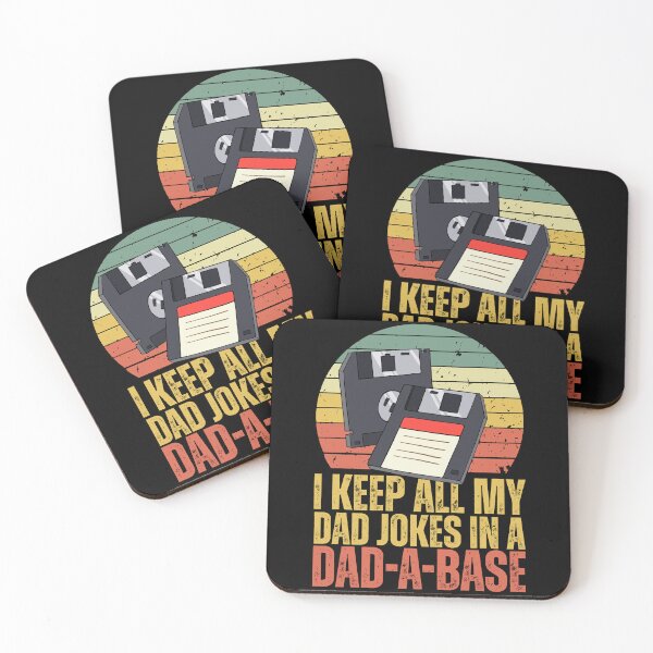 Item preview, I Keep All My Dad Jokes In A Dad-A-Base - Funny Father's Day designed and sold by legendaryskins.