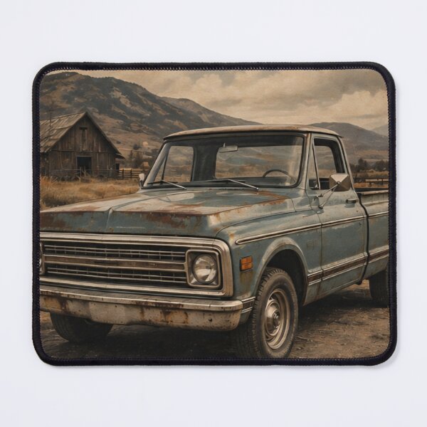 Item preview, Vintage rusty pickup truck graphic tshirt designed and sold by 18 Life Outlaw.