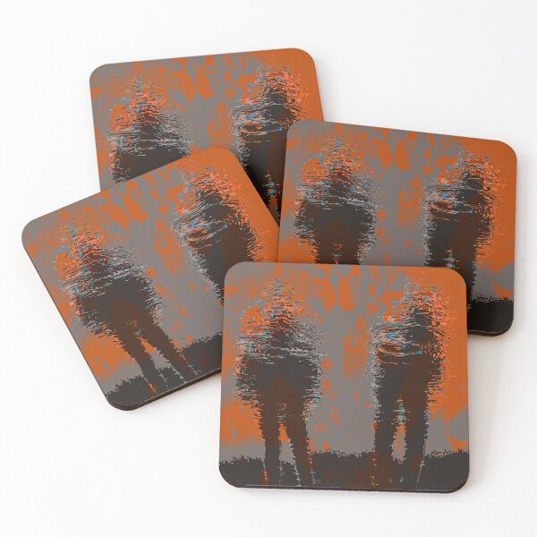 Item preview, DUO. PUDDLE ART. ABSTRACT PAINT VERSION. designed and sold by 5hertz.
