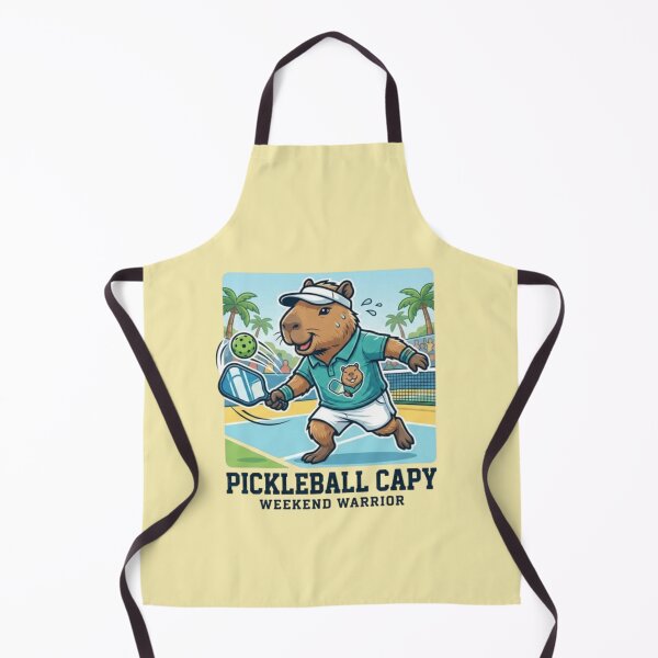 Item preview, Pickleball Capybara – Funny Sports Animal Art designed and sold by Dogandesighn.