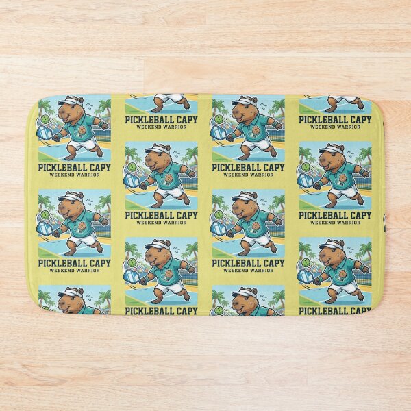 Item preview, Pickleball Capybara – Funny Sports Animal Art designed and sold by Dogandesighn.