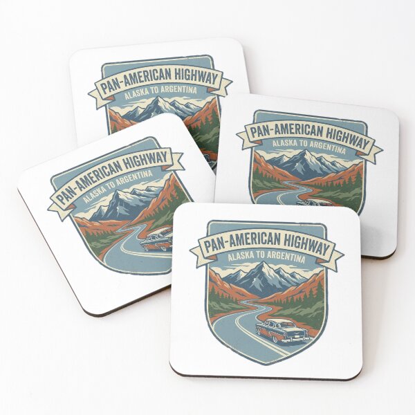 Item preview, Pan-American Highway – Vintage Road Trip Adventure Design designed and sold by VladisWorld.