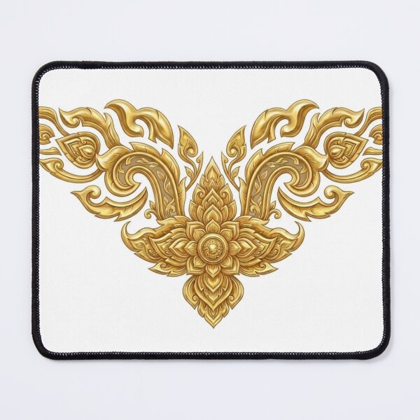 Item preview, Golden Traditional Thai Art Pattern (Lai Thai) designed and sold by MethatCo.