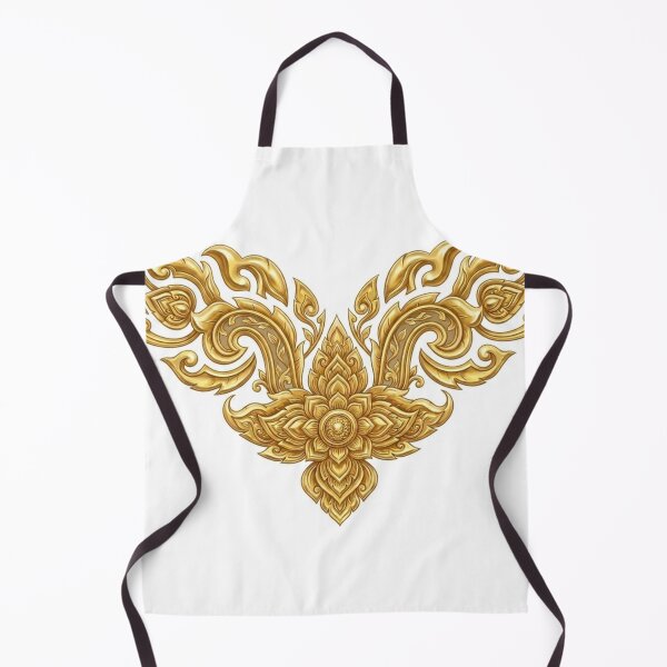 Item preview, Golden Traditional Thai Art Pattern (Lai Thai) designed and sold by MethatCo.