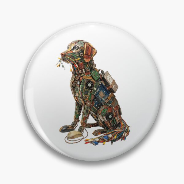 Item preview, Tech Dog Assemblage from Recycled Computer Parts designed and sold by caracatita75.