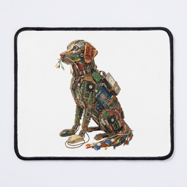 Item preview, Tech Dog Assemblage from Recycled Computer Parts designed and sold by caracatita75.