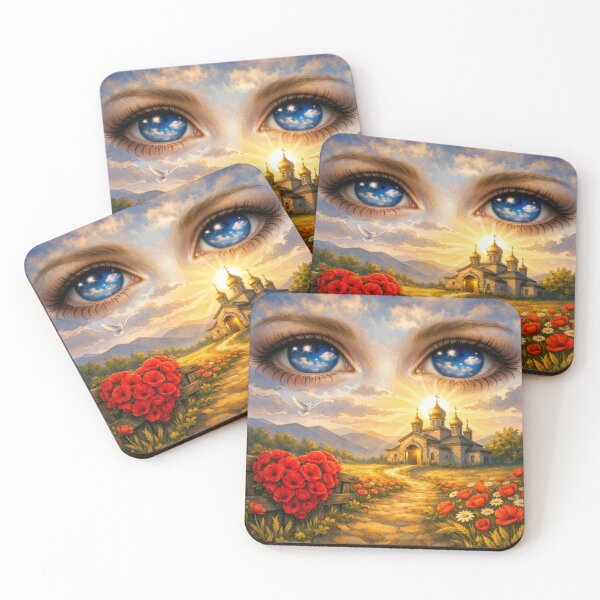 Item preview, Spiritual Dream over Ukrainian Landscape designed and sold by NadinGerasi.
