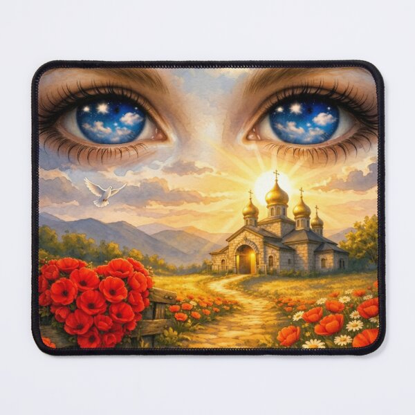Item preview, Spiritual Dream over Ukrainian Landscape designed and sold by NadinGerasi.