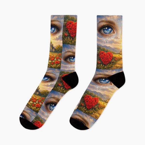 Item preview, Spiritual Dream over Ukrainian Landscape designed and sold by NadinGerasi.