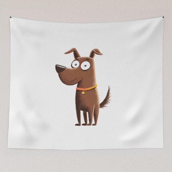 Item preview, Cute Happy Dog designed and sold by Retro Whimsy.