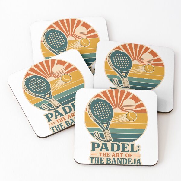Item preview, Funny Padel Quote - padel the art of the bandeja- Retro Vintage Padel Art designed and sold by BelievingCreates.