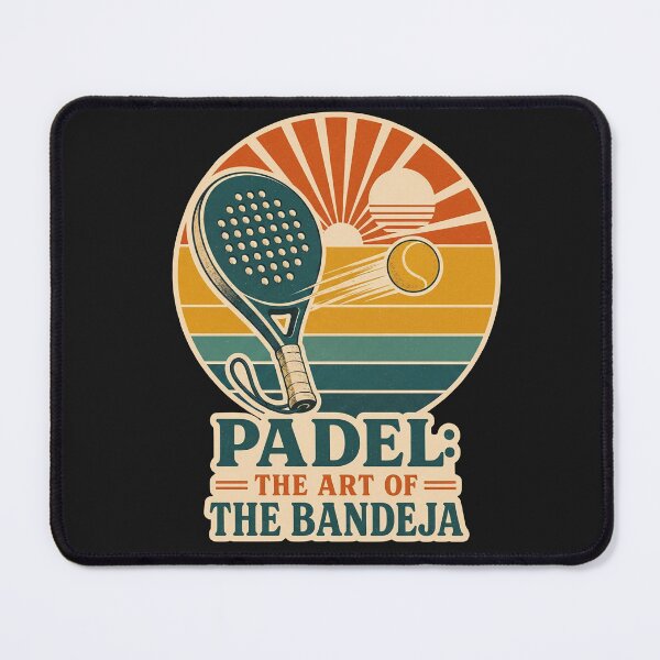 Item preview, Funny Padel Quote - padel the art of the bandeja- Retro Vintage Padel Art designed and sold by BelievingCreate.