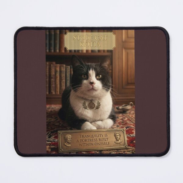 Item preview, Stoic Cat Kotia: Tranquility and Wisdom designed and sold by NadinGerasi.