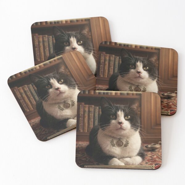Item preview, ​Stoic Cat Kotia: Tranquility and Wisdom designed and sold by NadinGerasi.