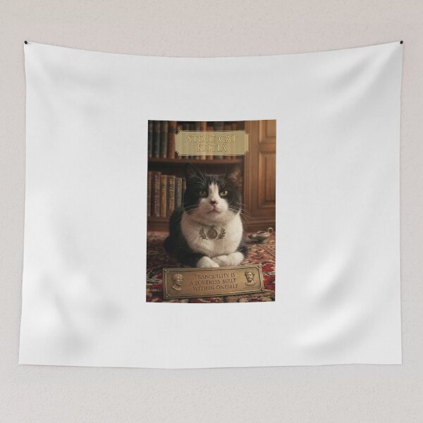 Item preview, ​Stoic Cat Kotia: Tranquility and Wisdom designed and sold by NadinGerasi.
